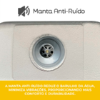 Tanque Inox Lavanderia 55x45 Com Válvula Aço Inox Brinovar