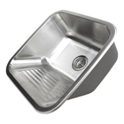 Tanque Inox Lavanderia Sobrepor Ou Embutir Escovado 22l