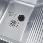 Tanque Inox Monobloco Pingoo.casa - Prata