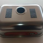 Tanque Inox Polido 40x40x21cm C/válvula