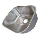 Tanque Lavanderia 55x45cm Inox 304 Escovado Com Ralo E Sifão