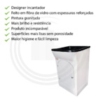 Tanque Lavanderia Com Gabinete De Fibra 40l