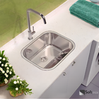 Tanque Lavanderia Inox 50x45Cm Escovado Sobrepor/Embutir com