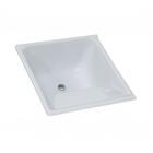 Tanque Mármore Sintético Granitado 62x62cm Branco Rorato