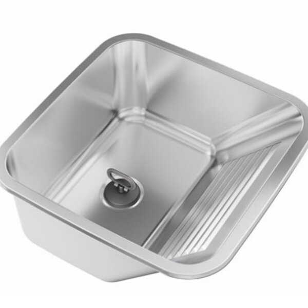 Tanque Monobloco Embutir 30 Litros Acetinado Aço Inox Possuí