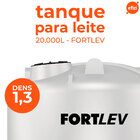 Tanque para Armazenar Leite 20.000 Litros Fortlev