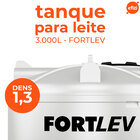Tanque para Armazenar Leite 3.000 Litros Fortlev