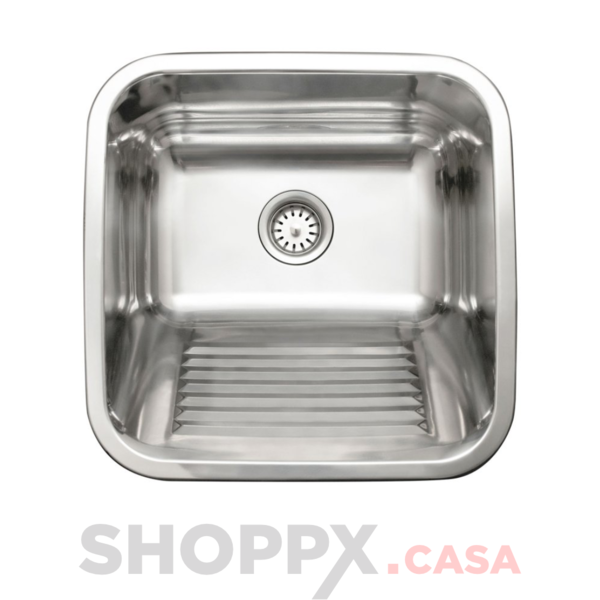 Tanque Pequeno Inox 40 X 40 X 20 Cm Alto Brilho Shoppx.casa