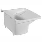 Tanque Plástico Branco Simples Para Lavar Roupas - 22 Litros