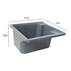 Tanque Plástico Fiberblu T265 47x44 Cinza