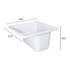 Tanque Plástico Fiberblu T26 47x44 Branco