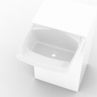 Tanque Plástico Válvula 15 Litros Branco - Metasul, Opção: Br