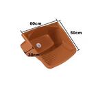 Tanque Plástico Válvula 24l Caramelo - Metasul