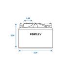 Tanque Polietileno 15.000l Fortlev + Filtro Para Caixa D'água