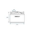 Tanque Polietileno 20.000l Fortlev + Filtro Para Caixa D'água