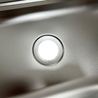 Tanque Quadrado Aço Inox Escovado 21L  Casablanca