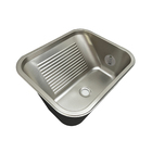 Tanque Quadrado Aço Inox Escovado 21L  Casablanca