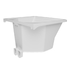 Tanque Quadrado Plástico Branco 18L Astra