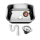 Tanque S/esfregador American Steel  50x40x20 30l Inox 304