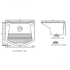 Tanque Simples Em Mármore Sintético 50cmx40cm 18 Litros Premi