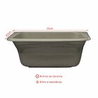 Tanque Simples Em Mármore Sintético 55cmx42cm 20 Litros Premi