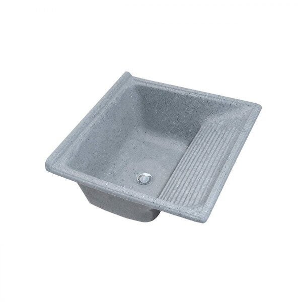 Tanque Simples Para Lavar Roupa 48l Decoralita Cinza | Leroy Merlin