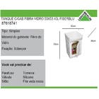 Tanque Simples Quadrado Fibra de Vidro Branco 40L Fiberblu