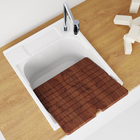 Tanque Simples Retangular Cerâmica Branco 45L Deca