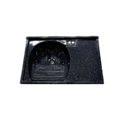 Tanque Sintético Bancada Balcão Lavanderia 79cm Preto Rorato