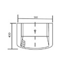 Tanque Thermo Fibra Dvg Decoralita Preto