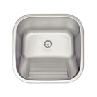 Tanque Tramontina Hera 40x40 94403107 Inox Acetinado + Tornei