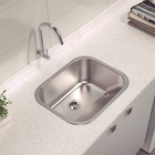 Tanque Tramontina Hera 50x40 94400107 Inox Acetinado + Sifão