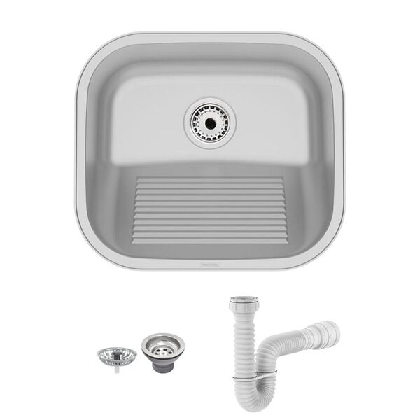 Tanque Tramontina Hera Compact 19 40x35 94404117 Aço Inox Esc