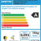 Tanquinho Colormaq 14kg Semiautomática 127(110)V Branco