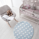 Tap Poliéster 1 Tapete Mimo Estrelas Red