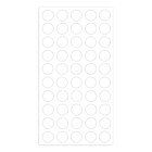 Tapa Furo 12mm Branco Alto Brilho Com 50 Un. - J Neto