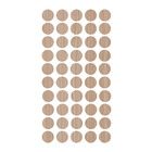 Tapa Furo 12mm Carvalho Natural Sudati Com 50 Un. - J Neto