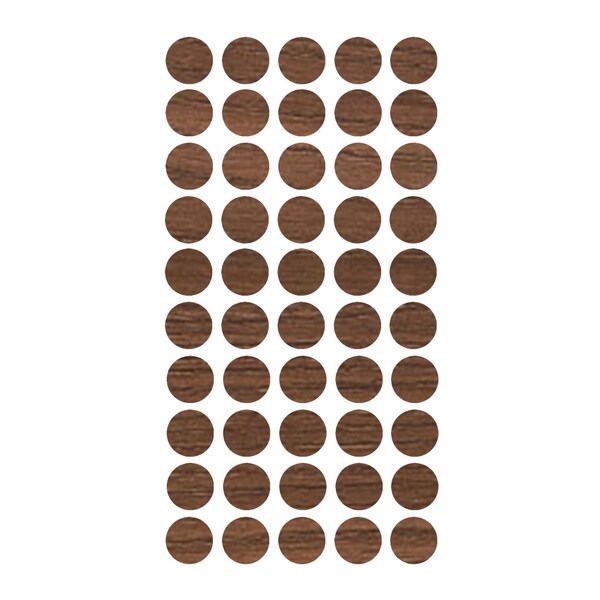 Tapa Furo 12mm Fresno Frunchal Colante Com 50 Un. - J Neto