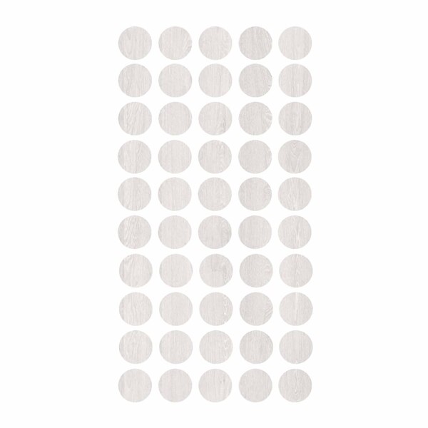 Tapa Furo 12mm Nordic Colante Com 50 Un. - J Neto