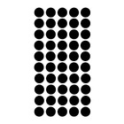 Tapa Furo 12mm Preto Tx Com 50 Un. - J Neto