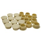 Tapa Furo de Encaixe Marfim Acessórios para Móveis Sfor