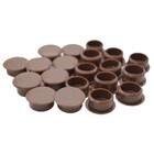 Tapa Furo de Encaixe Marrom Acessórios para Móveis Sfor