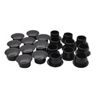 Tapa Furo de Encaixe Preto Acessórios para Móveis Sfor