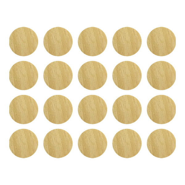 Tapa Furo Encaixe 10cm Pinus 20 unidades