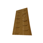 Tapa Parafuso Adesivo 12 MM Peroba Rosa 12 Peças Sfor