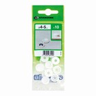 Tapa Parafuso de Encaixe 15mm Branco Standers