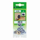 Tapa Parafuso de Encaixe 15mm Dourado Standers