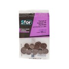 Tapa Parafuso de Encaixe Marrom Acessórios para Móveis Sfor