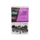 Tapa Parafuso de Encaixe Preto Acessórios para Móveis Sfor