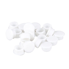 Tapa Parafuso Encaixe 12mm Plástico Branco 20 unidades